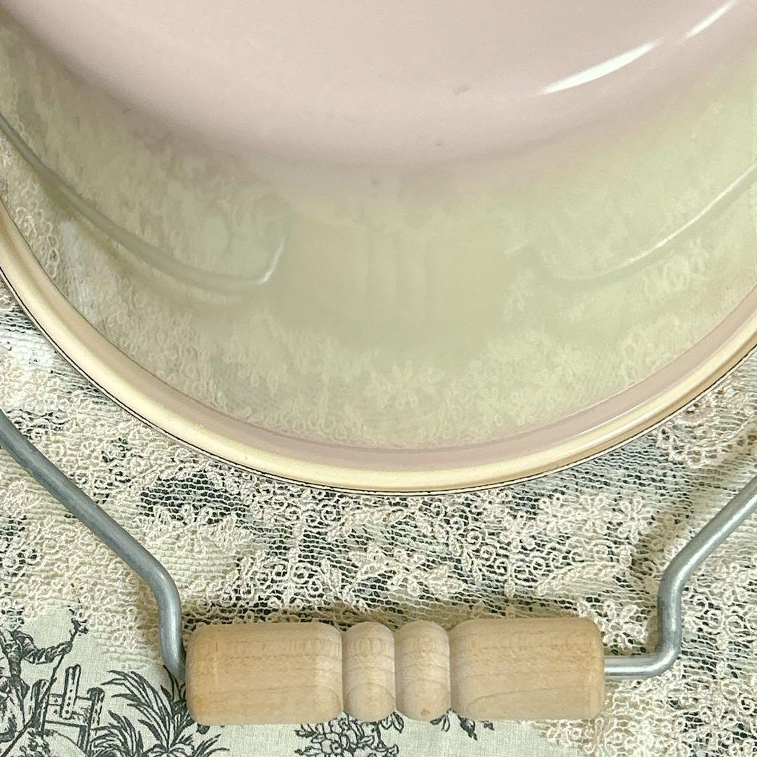 イマン ダイアナローズ蓋付ミニバケツ imane ホーロー薔薇雑貨ローズ マニー