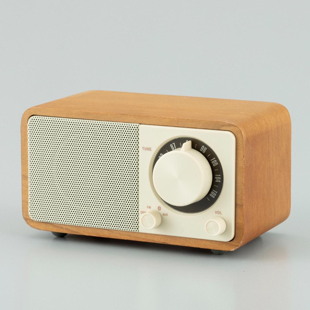 サンジーン 美品 WR301 Bluetoothスピーカー コンパクトFMラジオ