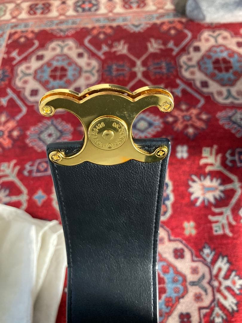 新品同様　レザー　本革　ブラック黒　ショルダーバッグハンド