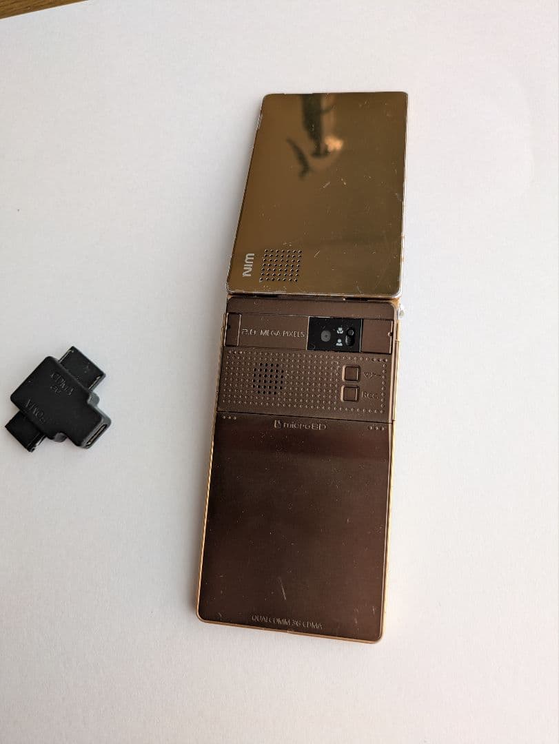 お年玉セール　呪術廻戦　五条悟　コスプレ　W55T 完動品　平成ガラケー