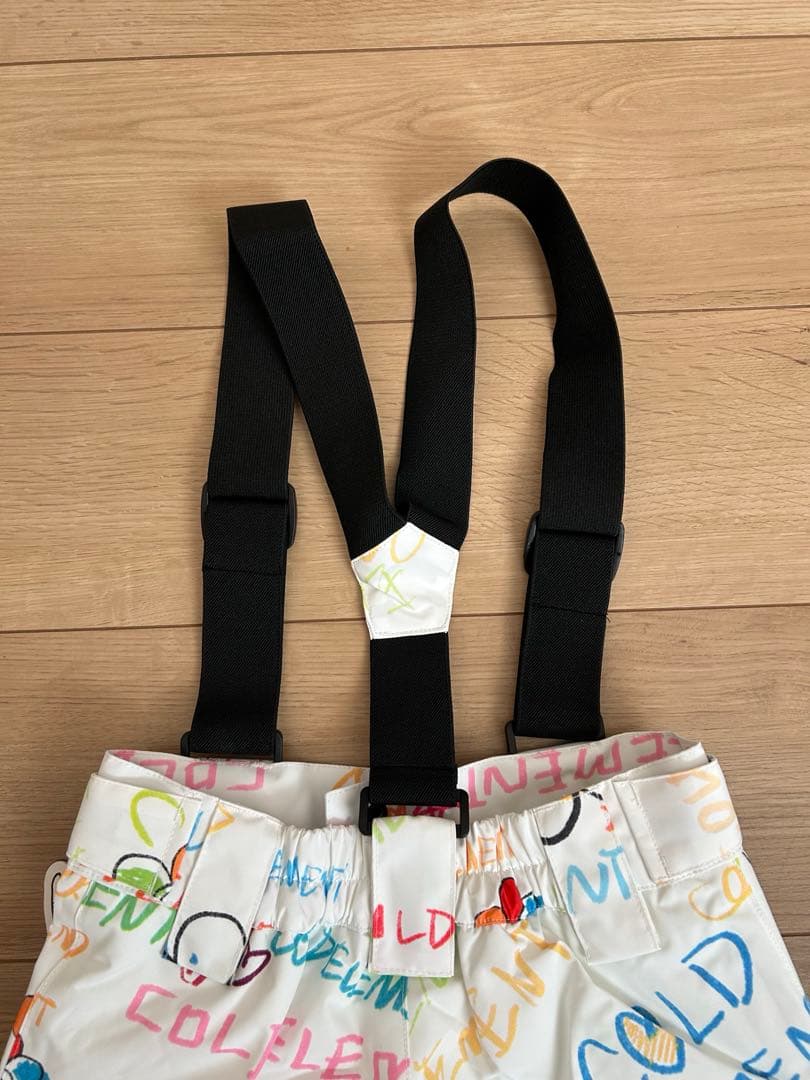 子ども用スノーボードウェア ホワイト/カラフル