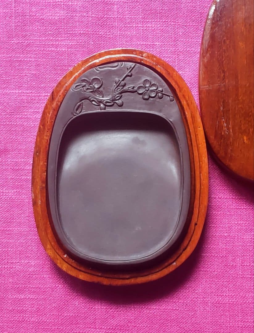 *69*Z143*書道 硯 墨 端渓硯 梅 赤間硯 龍渓硯 骨董