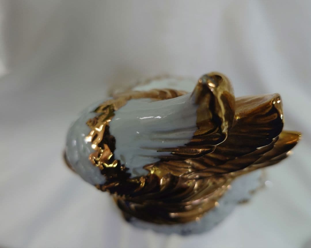 スワロフスキー オウム 置き物 イタリア製