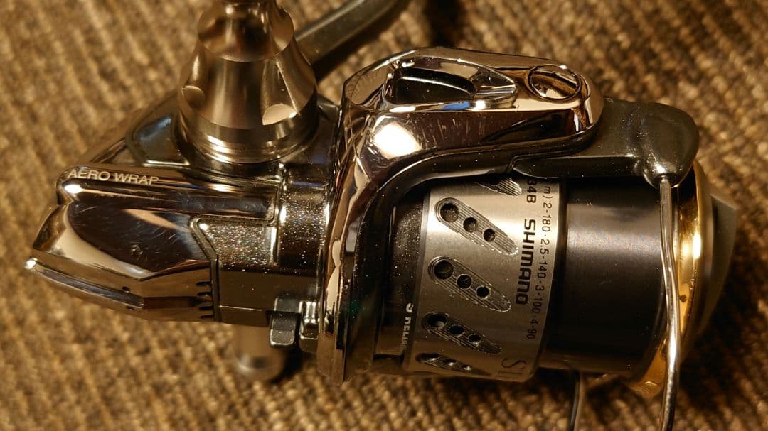 希少美品シマノ07ステラ1000PGSDHリブレ ウイング 夢屋 リールスタンド