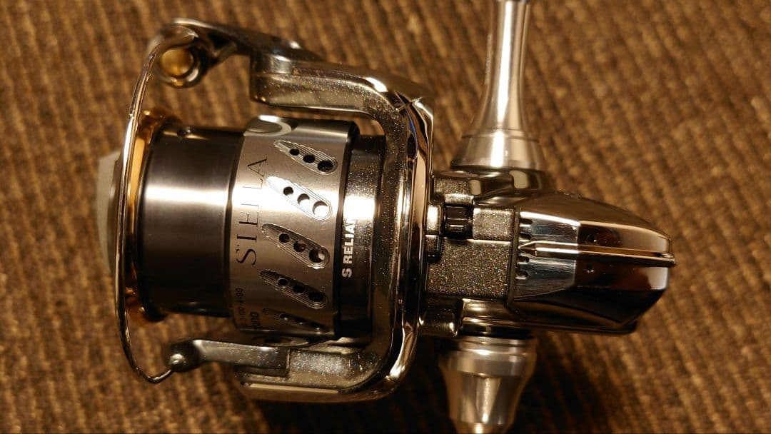 希少美品シマノ07ステラ1000PGSDHリブレ ウイング 夢屋 リールスタンド