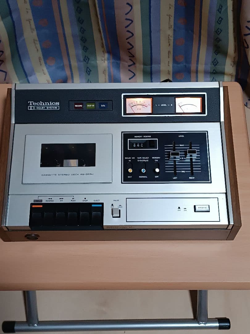 ナショナルカセットデッキ　動作品