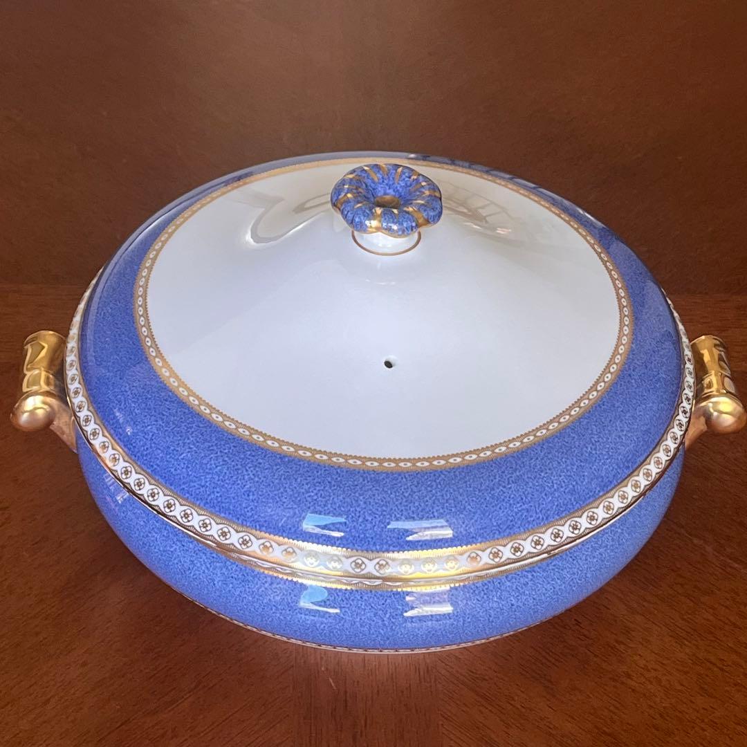 【希少品】ウェッジウッド★ユーランダーパウダーブルー★カバードベジタブル