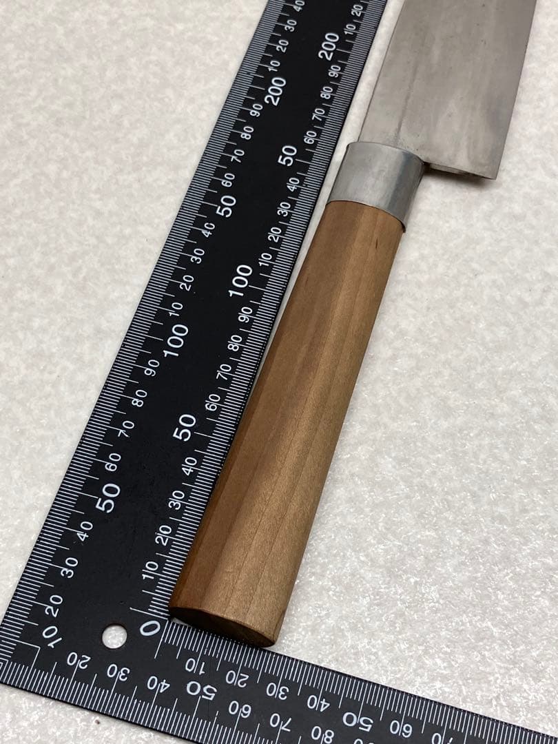 大きめ 職人手作り 和包丁 鎌型包丁 刃渡り約31cm 全長47.5cm