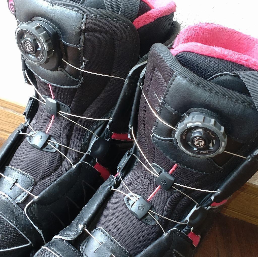 スノボブーツ ボアタイプ サロモン 24.5cm スノーボードブーツ【0112】