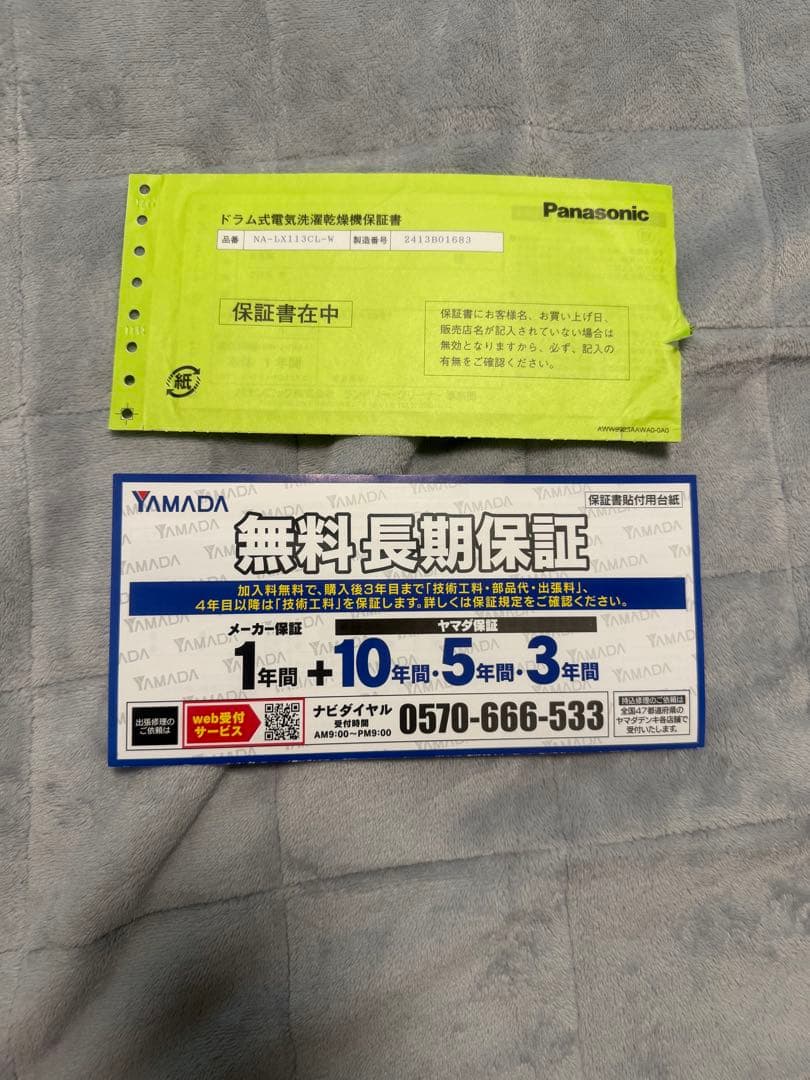 パナソニック NA-LX113CL ドラム式洗濯乾燥機 2024年購入