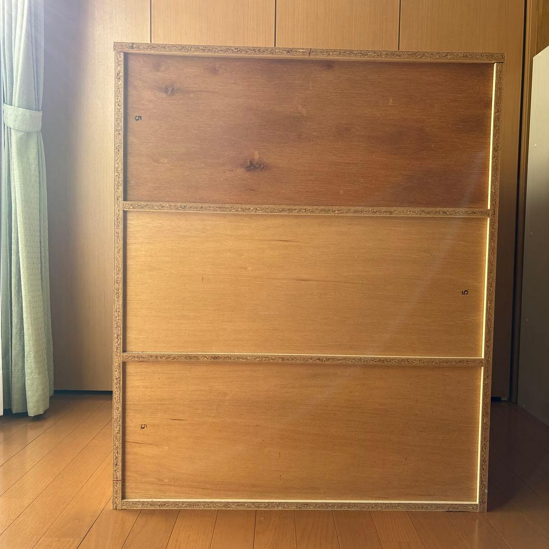 ぽん家具　ホワイト・本収納・押入れ整理ラック(スライドタイプ)