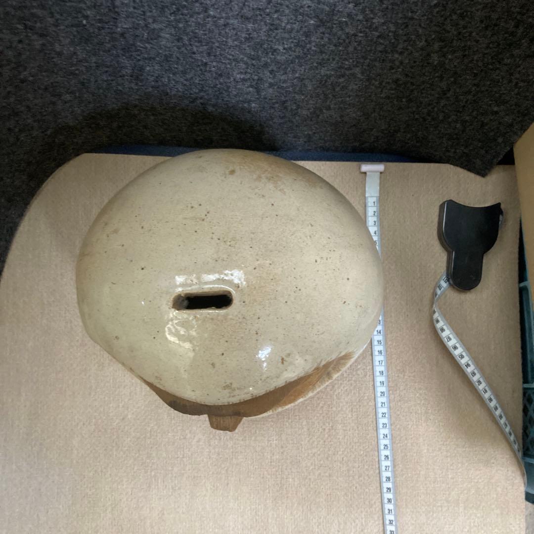 狸ダルマの貯金箱　陶器製 値下げ価格