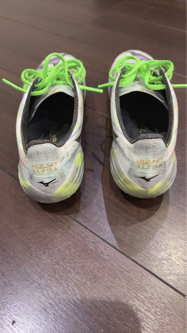 Mizuno アルファ2 エリート　スパイクシューズ ホワイト/グリーン