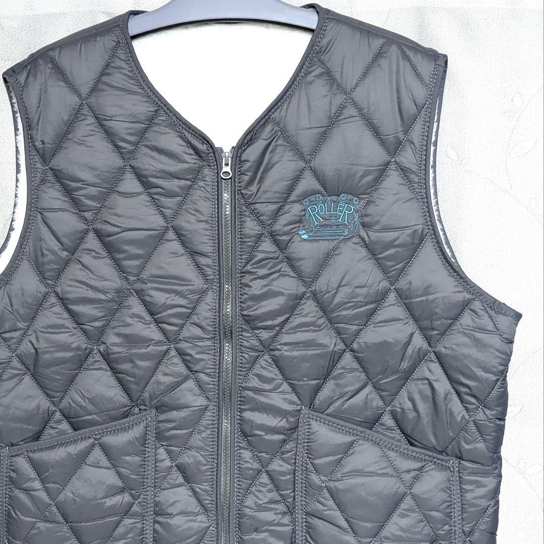 ■ROLLER magazine キルティングベスト F ファー RIPPER■