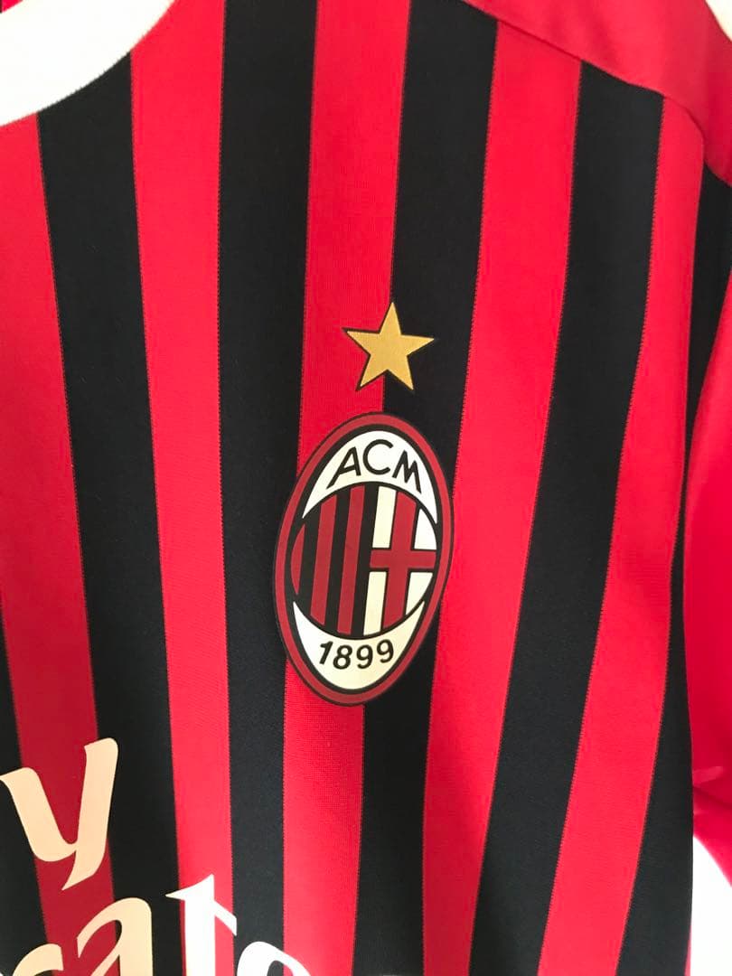 正規品adidas ACミラン「13」アレッサンドロ・ネスタ 半袖Mユニフォーム