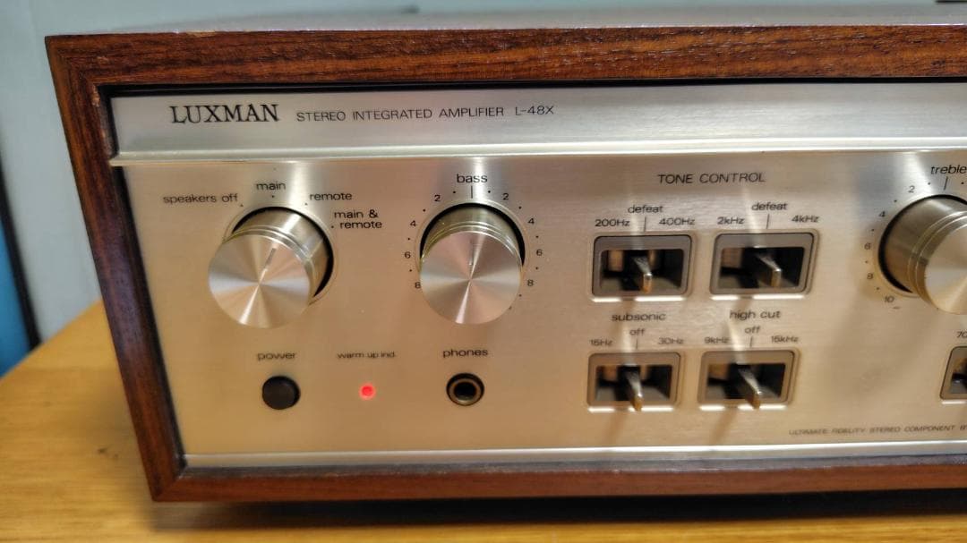 LUXMAN L-48X ステレオ プリメインアンプ ラックスマン