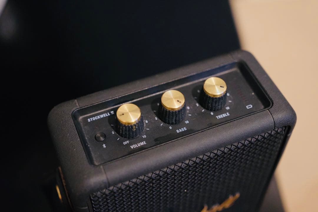 Marshall Stockwell 2 ブラック ワイヤレススピーカー