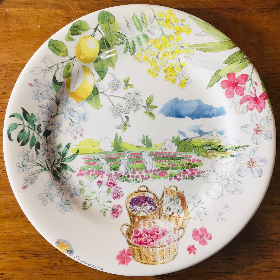【人気】Gien フランス　ジアン窯　プロヴァンス Provence 4枚セット