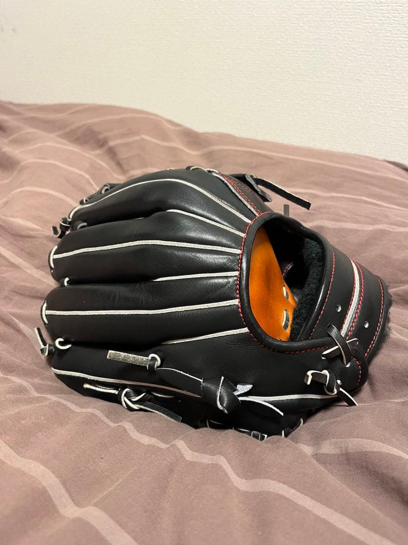 ZETT 硬式グローブ 黒