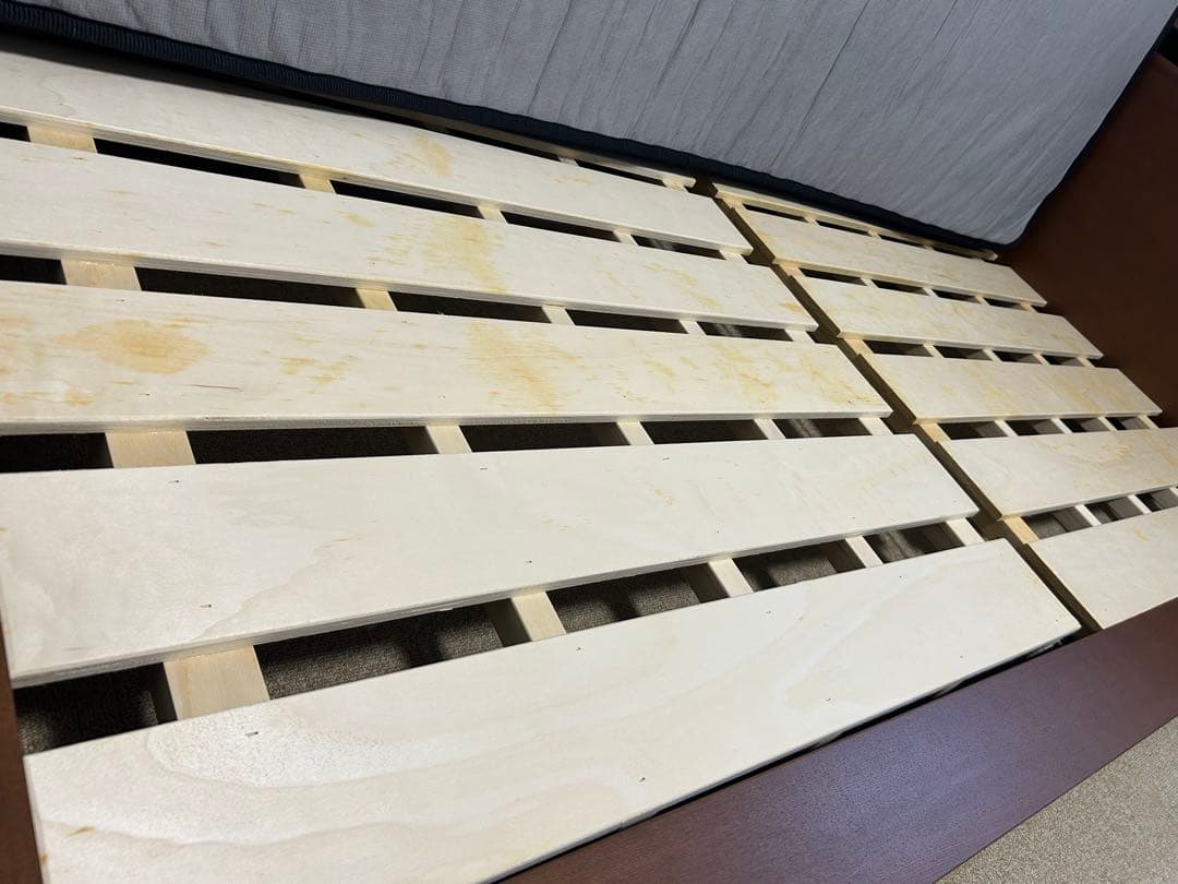 【shin】【美品】セミダブル　ベッドフレームマットレスセット