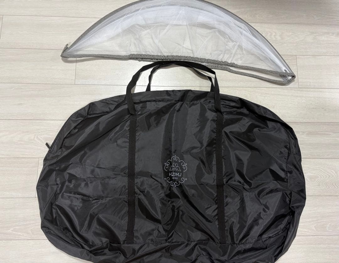 あやこ　HZDMJ ベビーベッド グレー