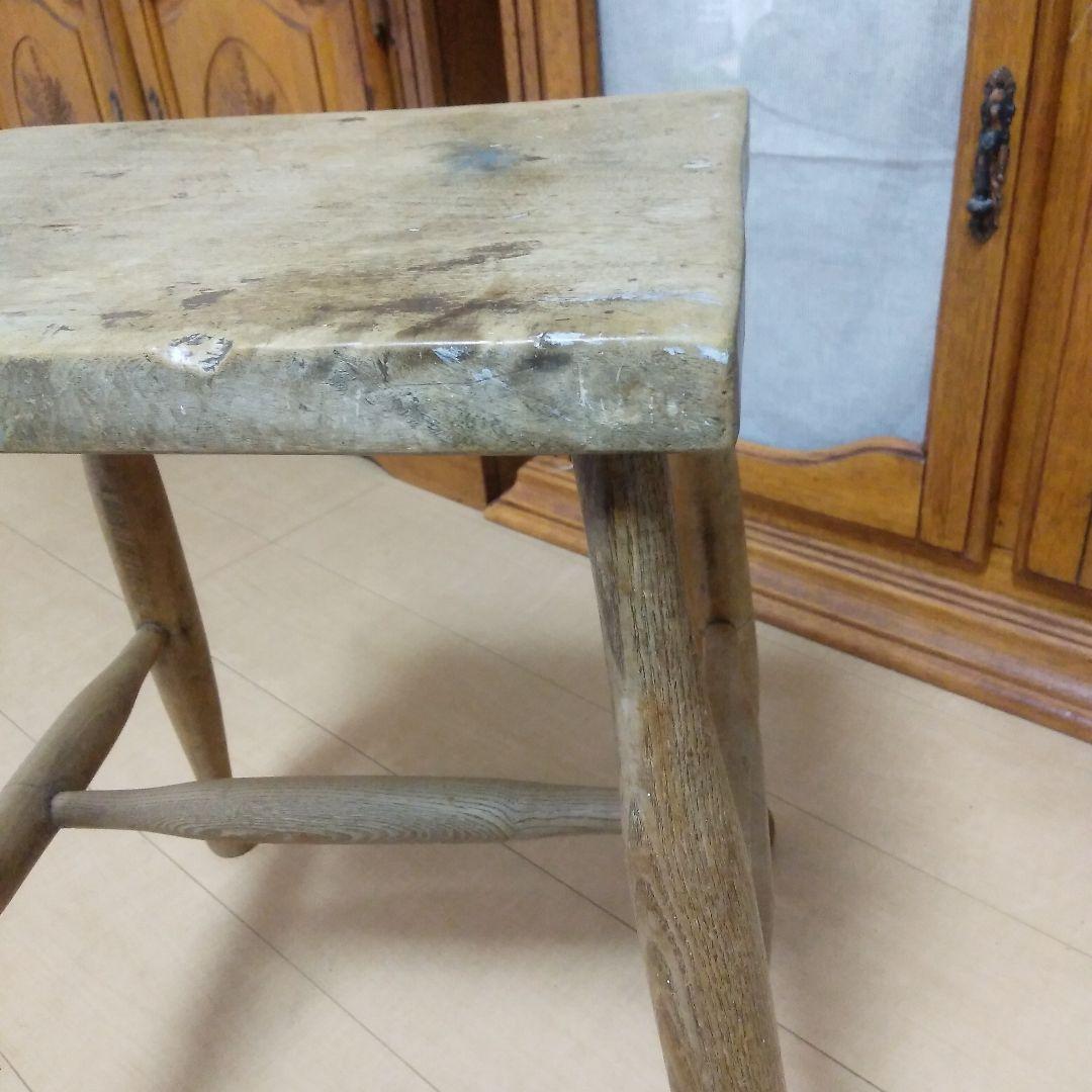フランスアンティーク　スツール　チェア　椅子　蚤の市