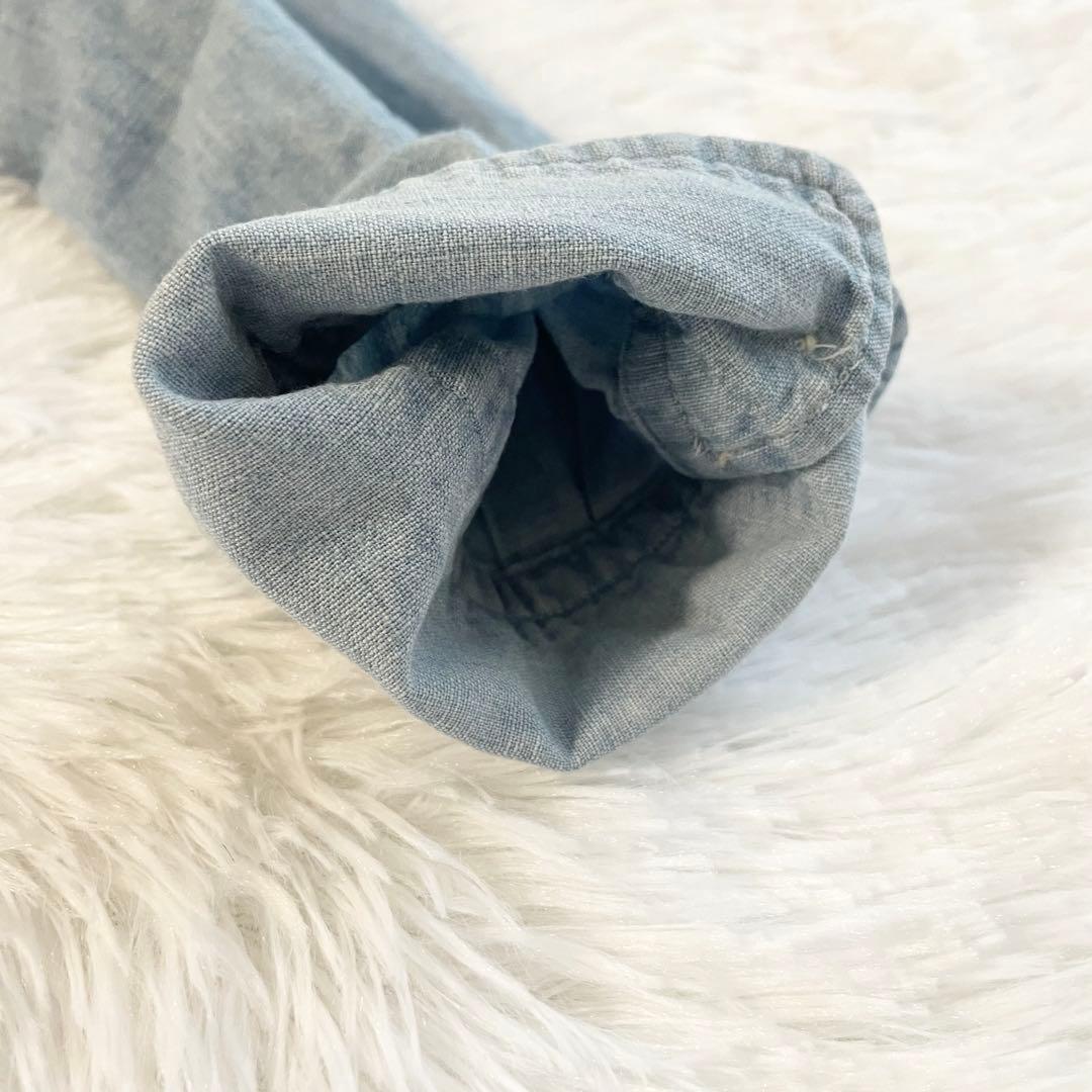 ポロラルフローレン ドローストリングシャンブレー フーデッドシャツ 2WAY