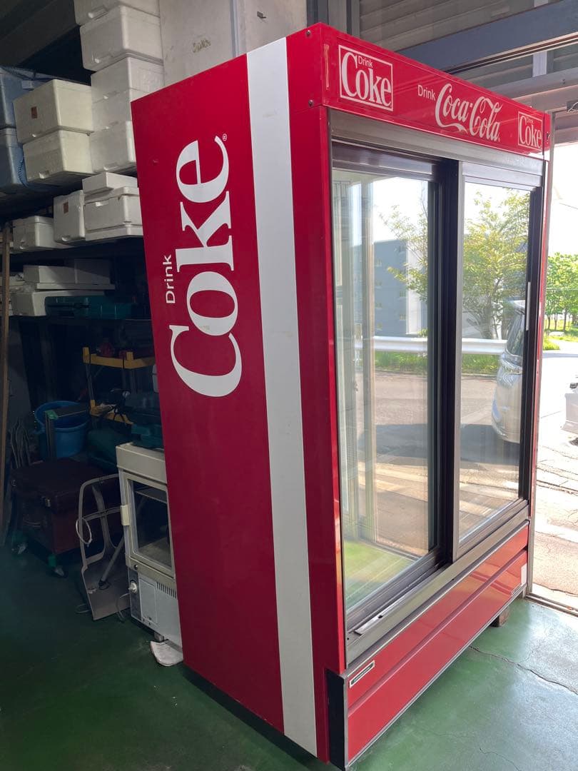 三菱電機　コカコーラ　ショウケース　冷蔵庫　引き取り限定　北海道限定