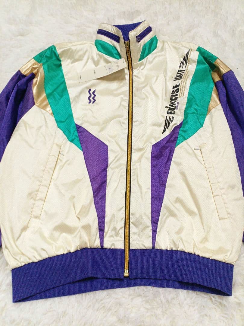 90s スーパースタージャージ セットアップ クリーム パープル O