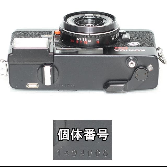 473　KONICA コニカ C35EF ピッカリコニカ 分解整備済の完動美品