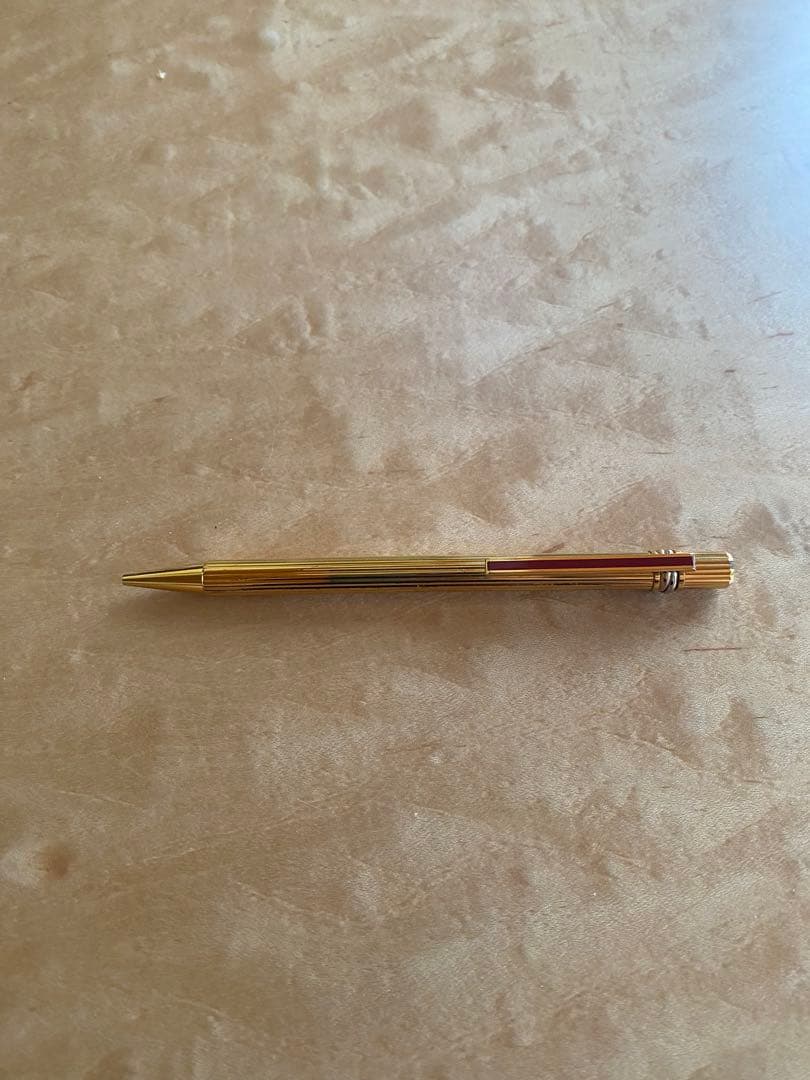 Cartier カルティエ トリニティ ツイスト式ボールペン インク黒ゴールド