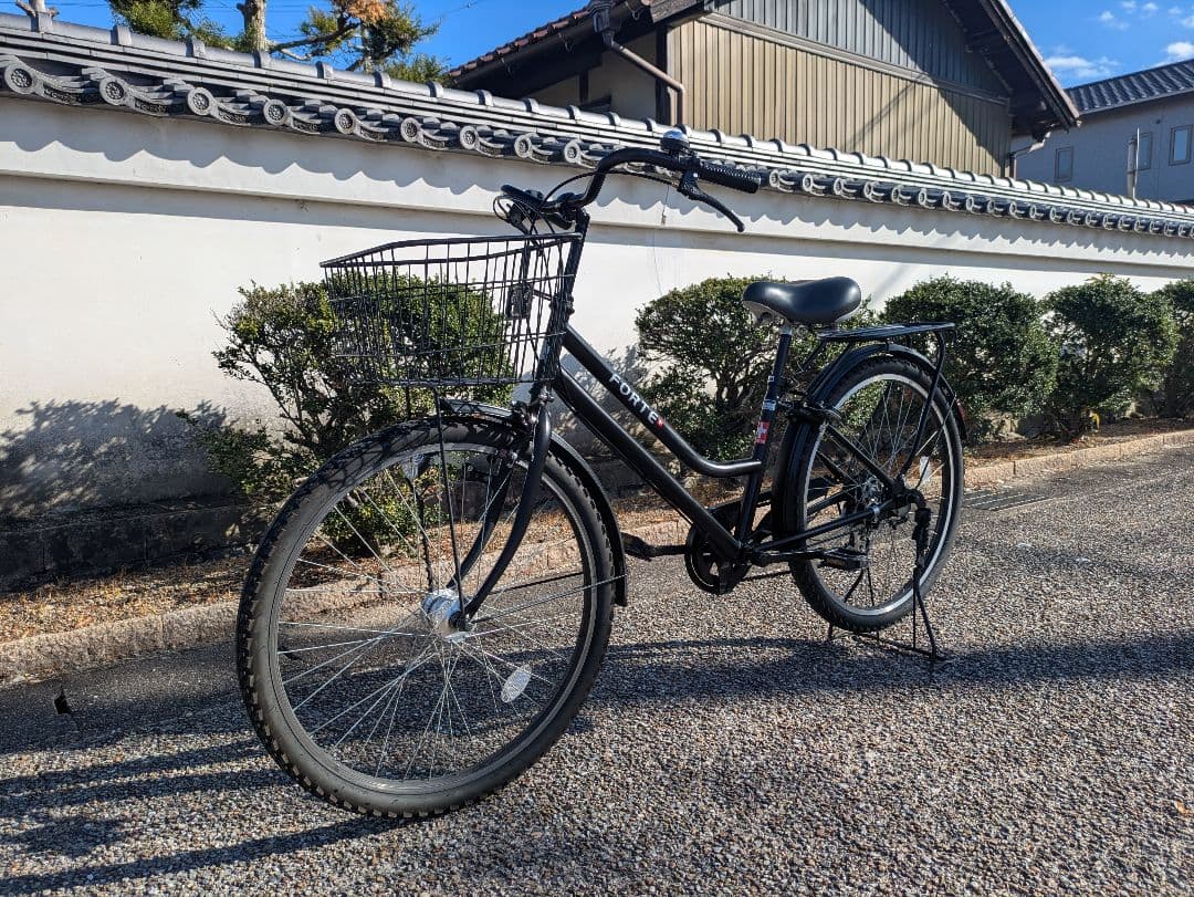 美品 26インチ 自転車 ママチャリ　軽快車 シティサイクル 名古屋　配送可