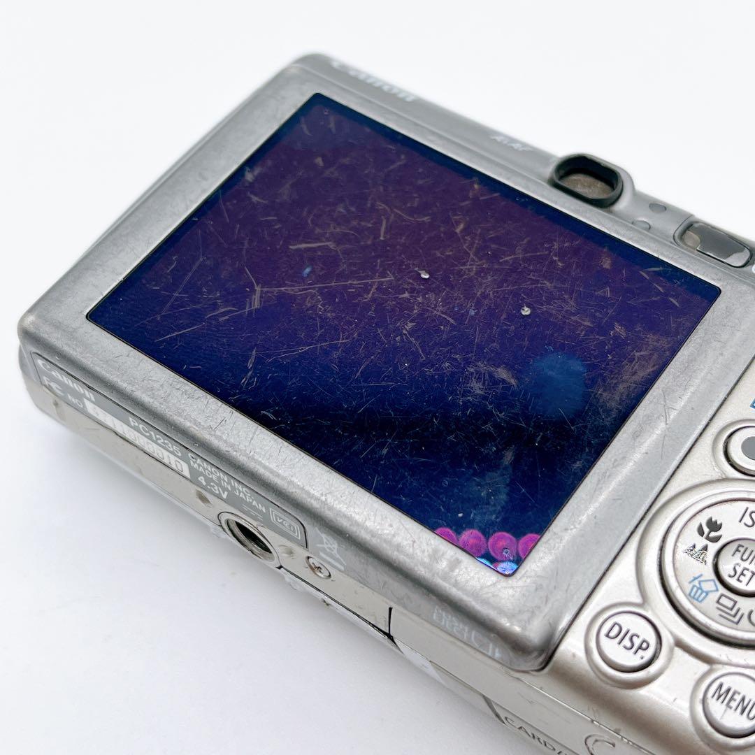 Canon IXY 810ISオールド コンデジ シルバー 充電器付き