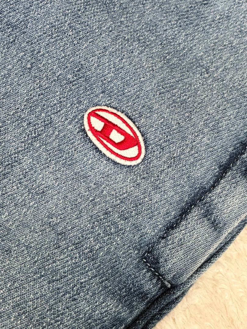 【美品】DIESEL D-LAB-NE スウェットデニムパンツ XL