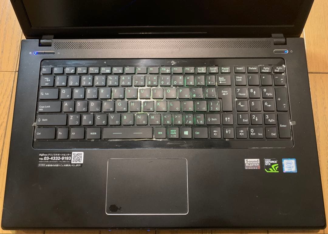 GALLERIA QSF960HGゲーミングノートPC Core i7