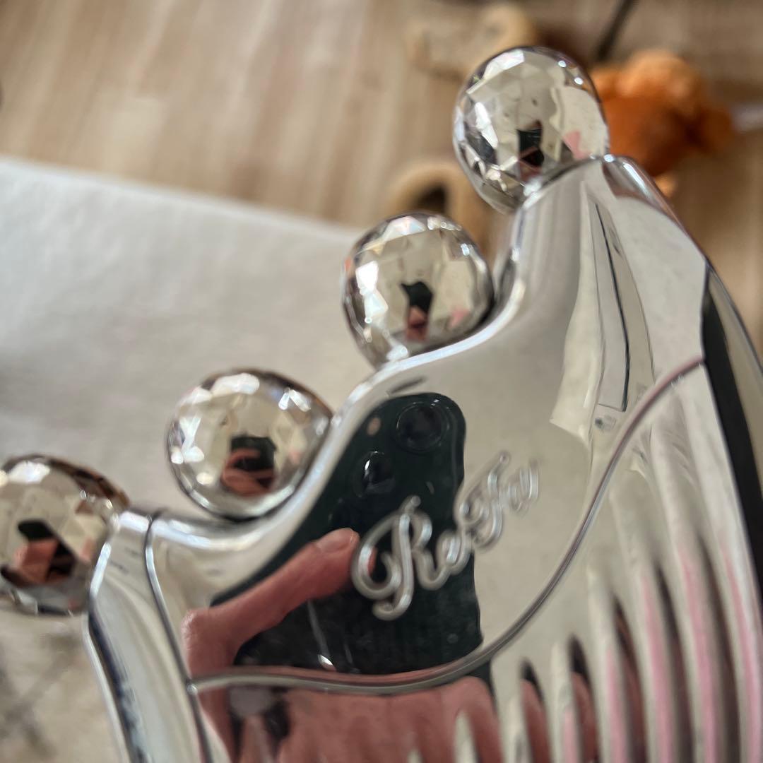 【美品】効果有! ReFa 美顔ローラー カッサ/シルバー 4ボール　専用袋付き