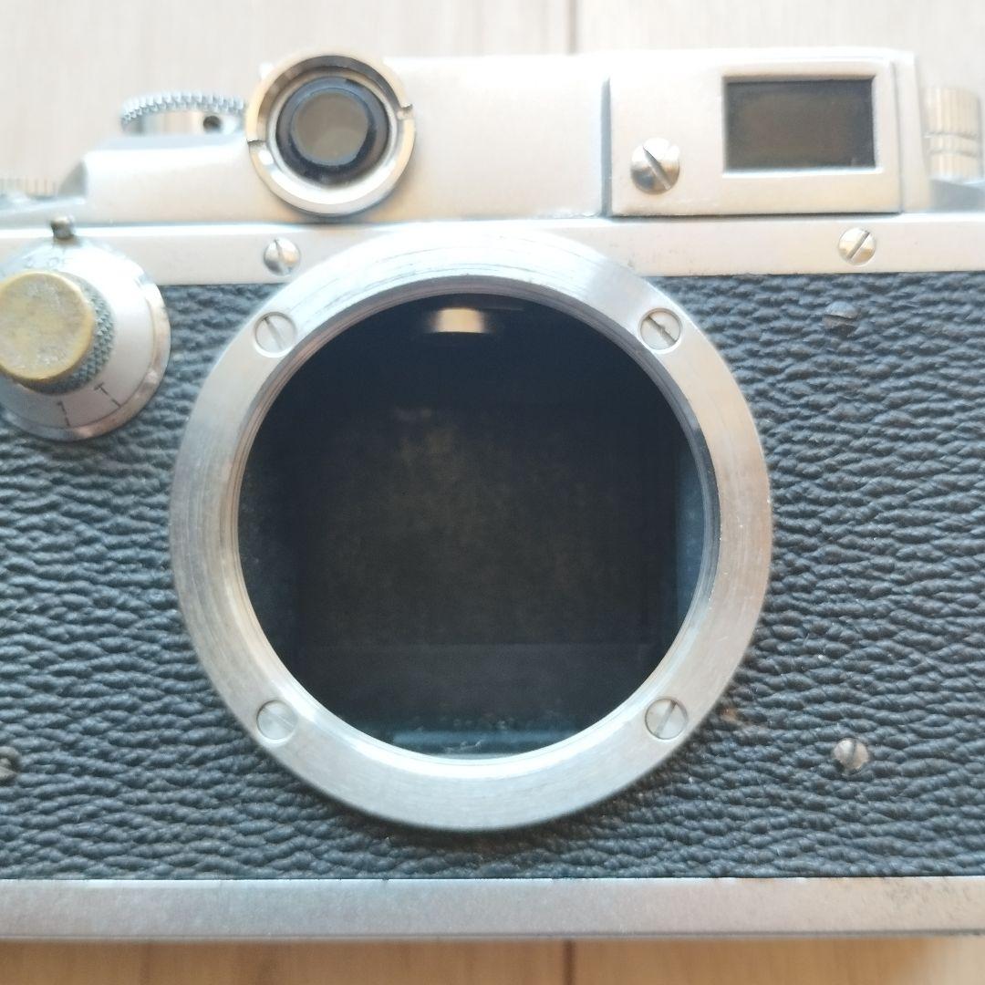 【ジャンク品】キヤノン　CANON　4Sb改　ボディ　純正本革速写ケース付き