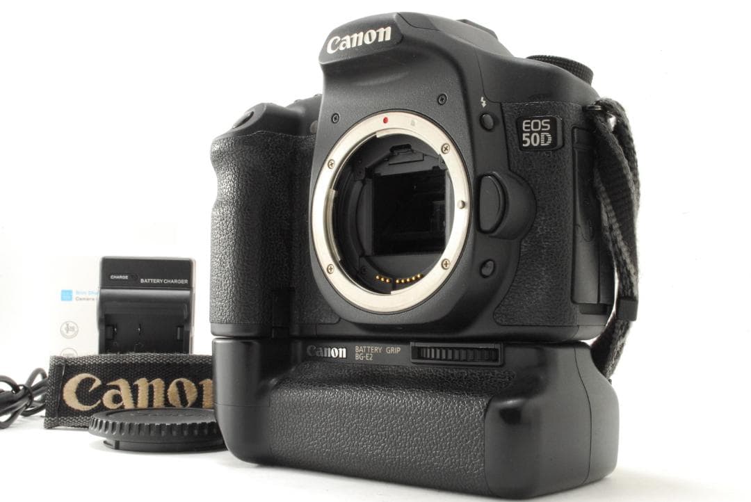 【バッテリーグリップ付】キヤノン Canon EOS 50D ボディ BG-E2