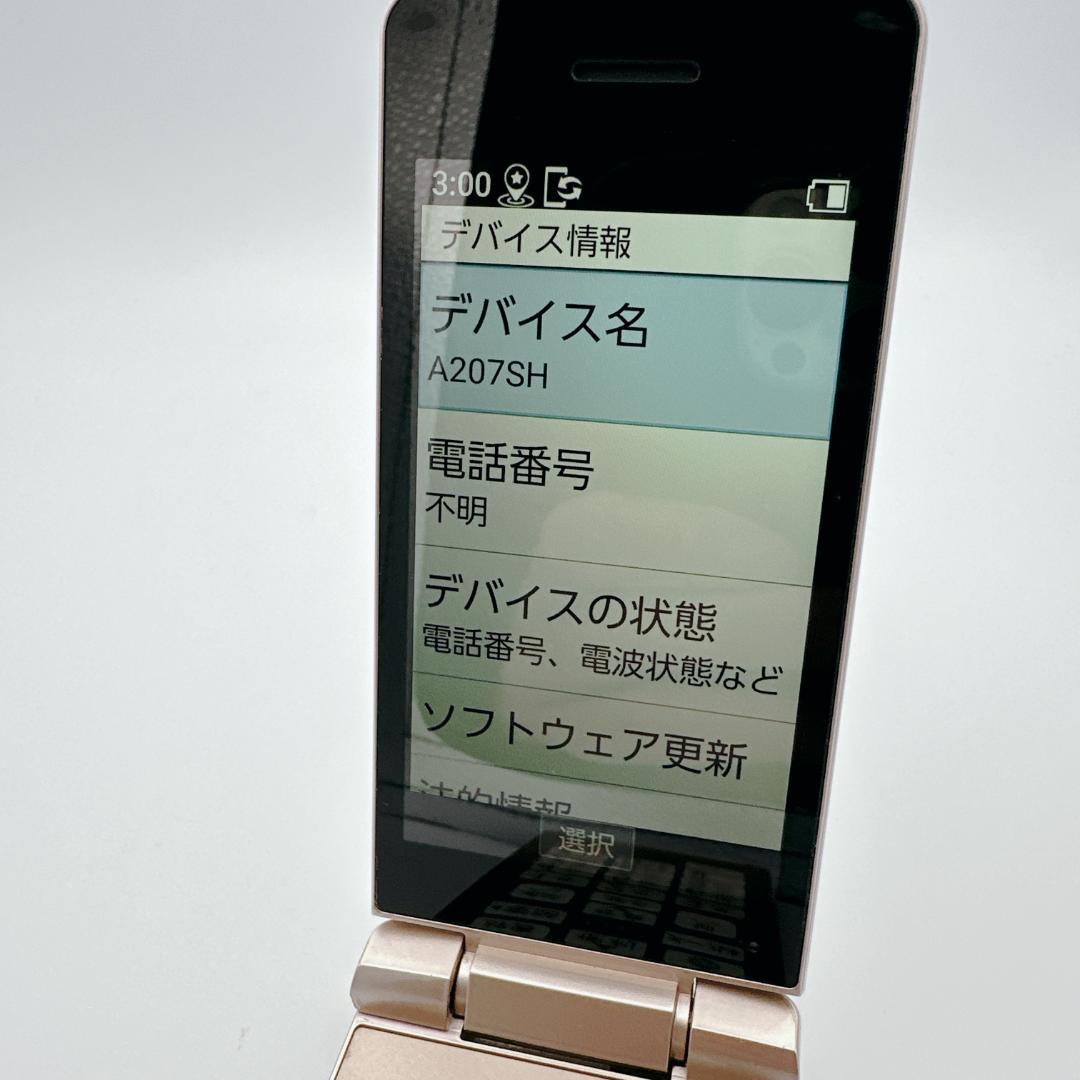 【概ね美品】SoftBank かんたん携帯11 A207SH 動作問題なし