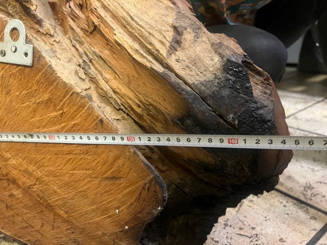 タイ伝統木彫｜老木チーク一木彫大レリーフ ｜店舗什器｜一点物｜幅145｜商売繁盛