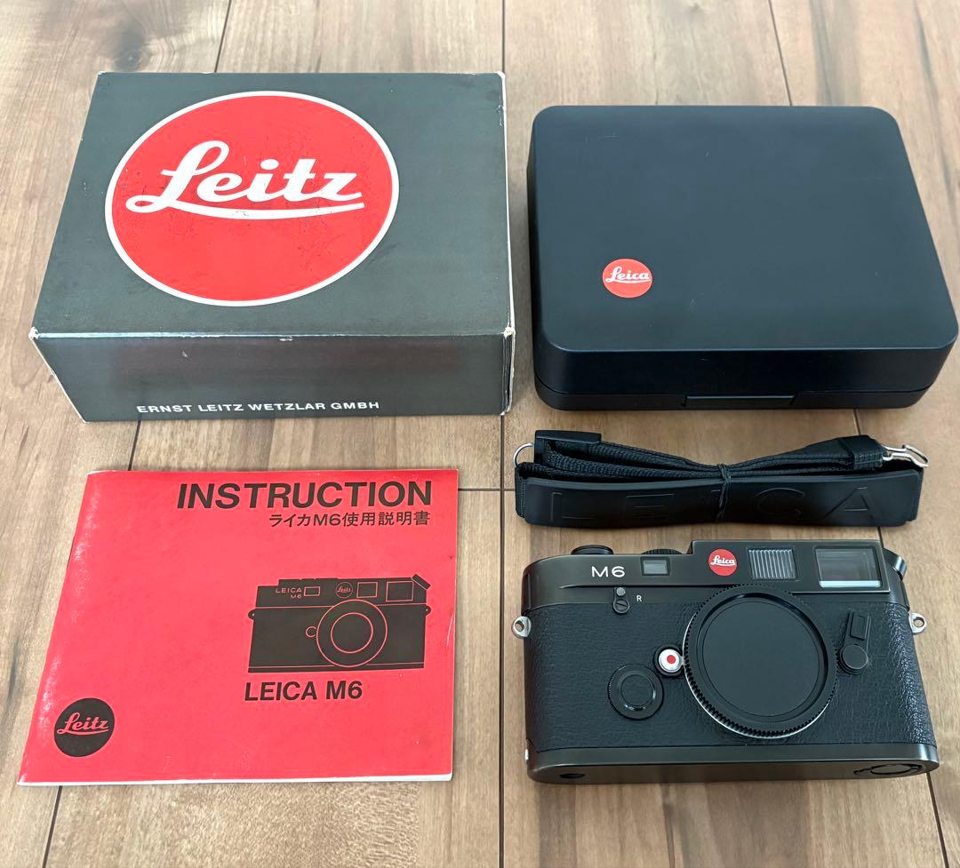 M6 ビッグネーム 希少品 付属品完備 ブラッククローム ライカ LEICA