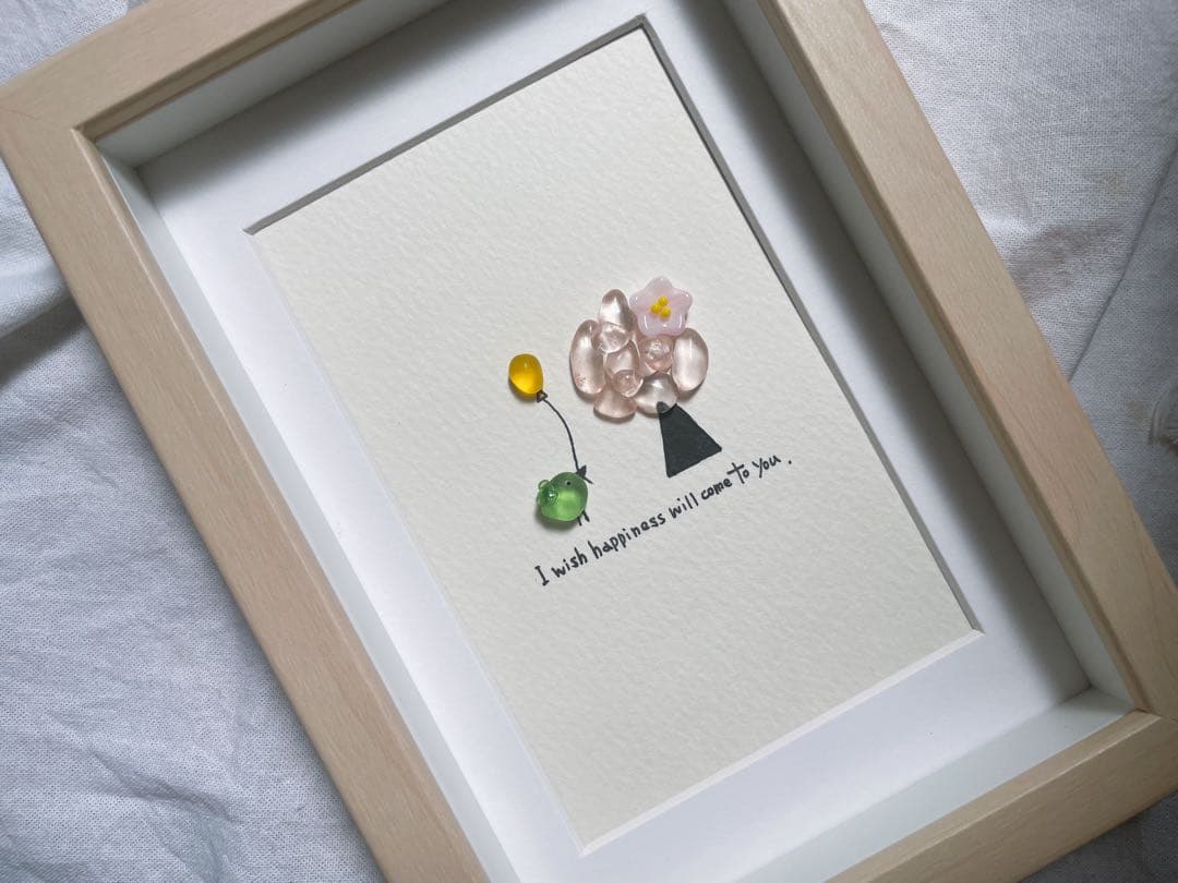 シーグラスアート　12か月カレンダー　　　　S-182