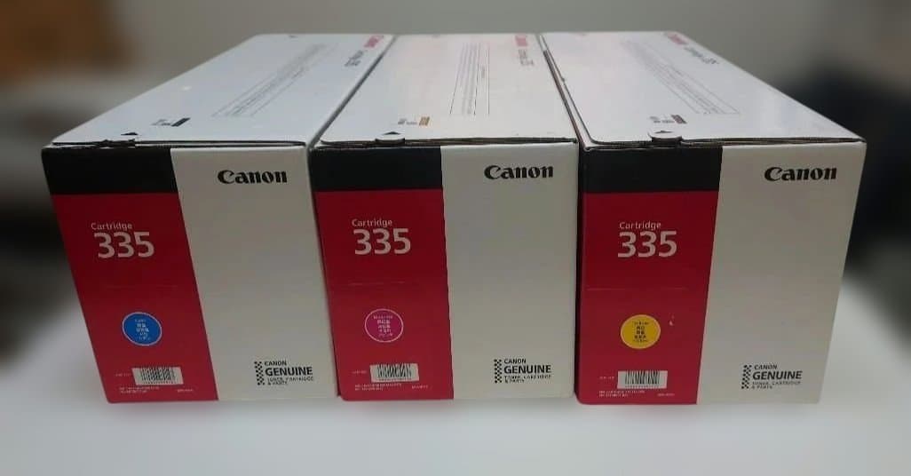 【純正　未使用　未開封】CANONトナー335 シアン、マゼンタ、イエロー