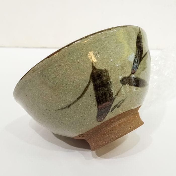 絵唐津 数茶碗 10客 阿漕窯 翠峰在銘 共箱 桐箱 唐津焼 組茶碗 10枚入り
