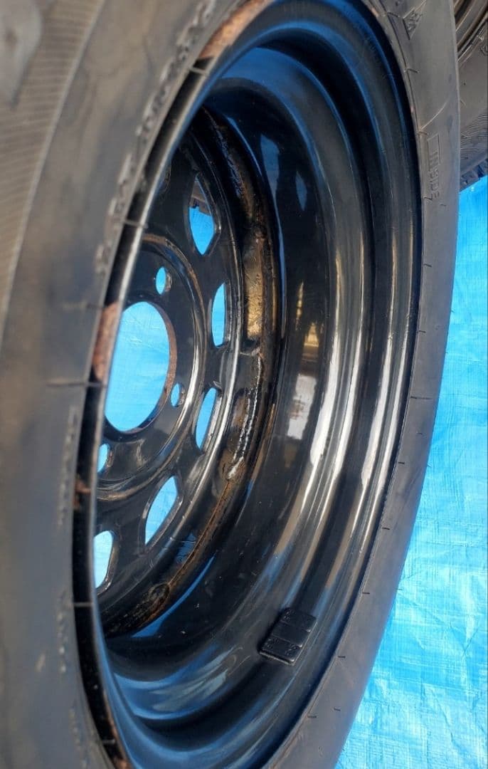 【早い者勝ち‼️】デイトナ ブラックBLIZZAK VRX2ホイールタイヤセット