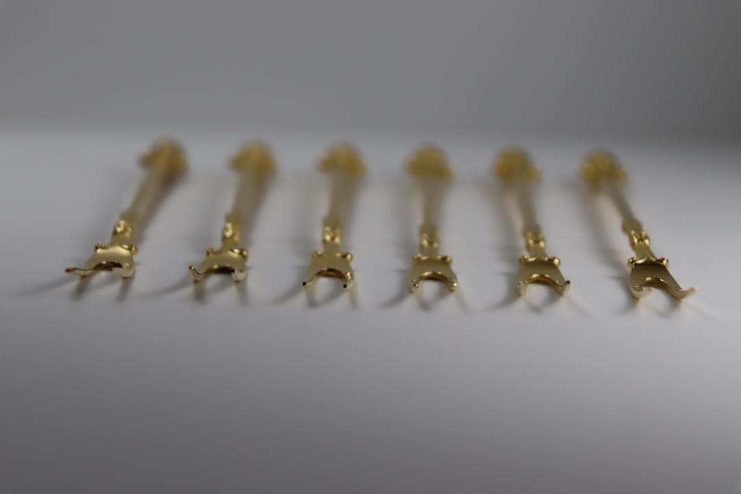 クリストフウィドマン■スターリング製フルーツピック6本セット■デコラ・クラシック