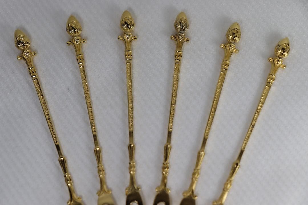 クリストフウィドマン■スターリング製フルーツピック6本セット■デコラ・クラシック