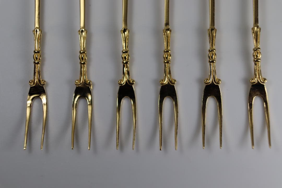 クリストフウィドマン■スターリング製フルーツピック6本セット■デコラ・クラシック