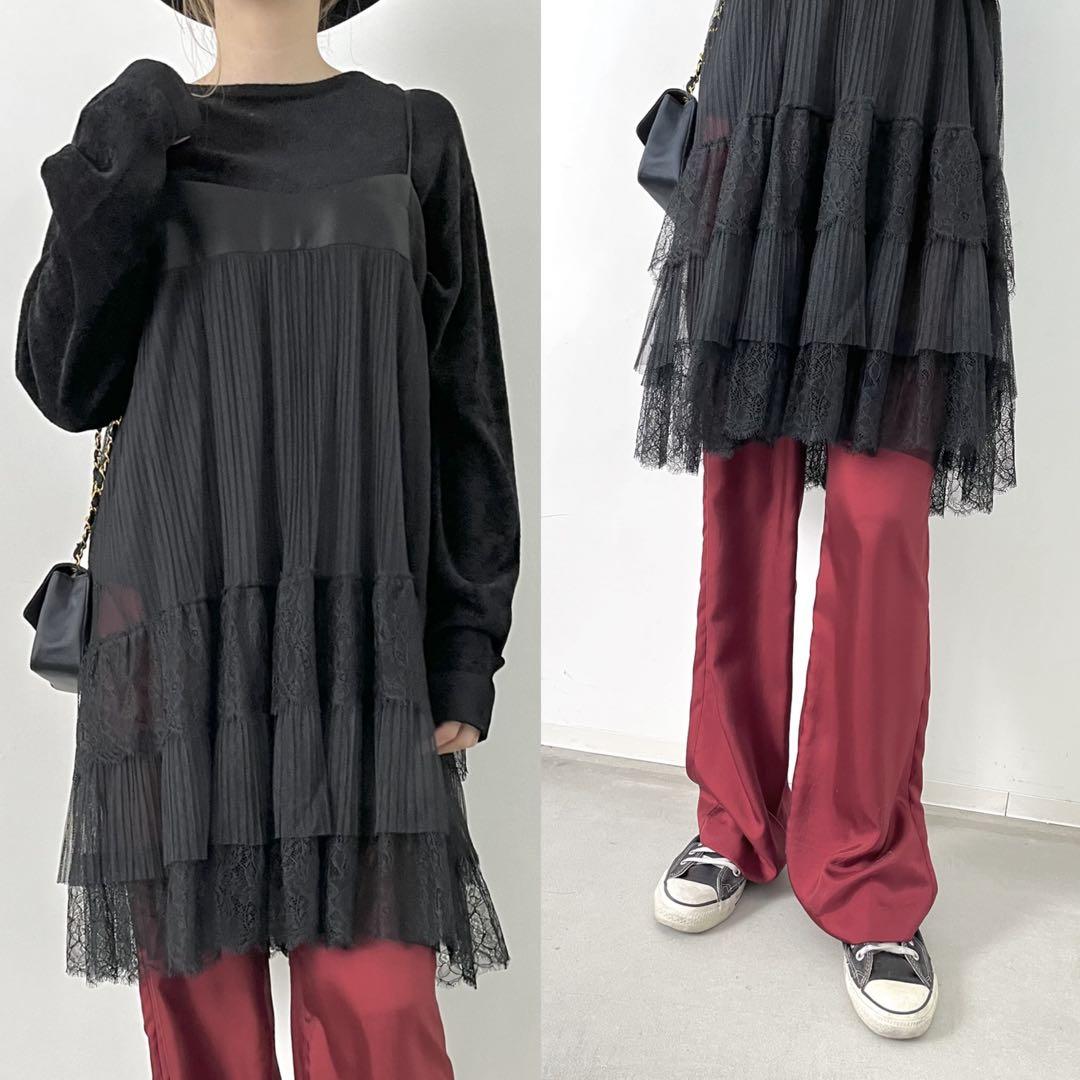 トップス Lisiere race camisole tops