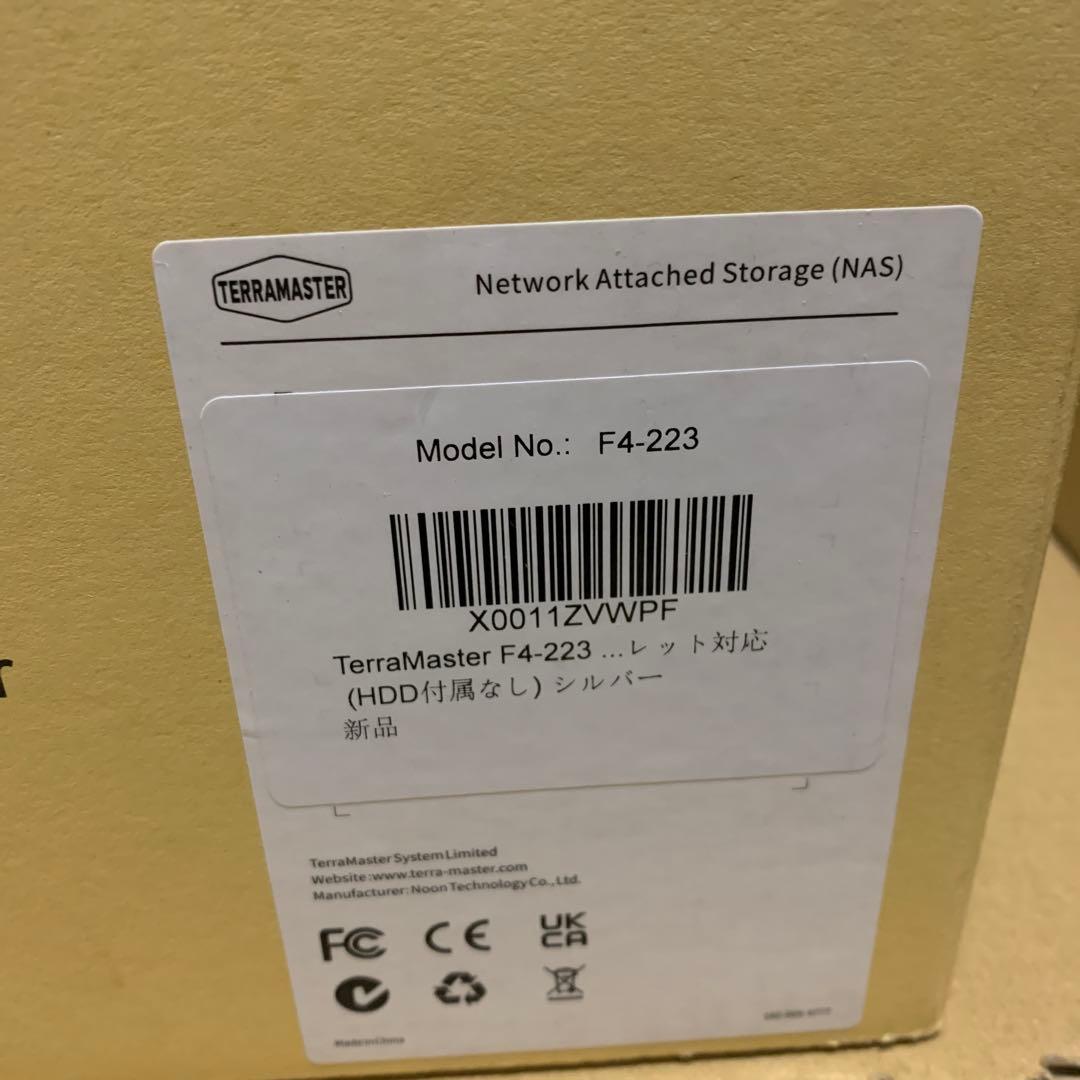 TerraMaster F4-223 4ベイ NAS SMB向けストレージ